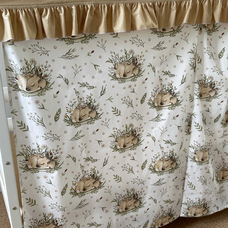 Крыша и шторы для кроватки домика ТД-41